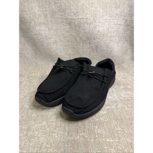 Laforst Women's Canvas Casual Boat Loafer Comfort Shoes Black Size 8
